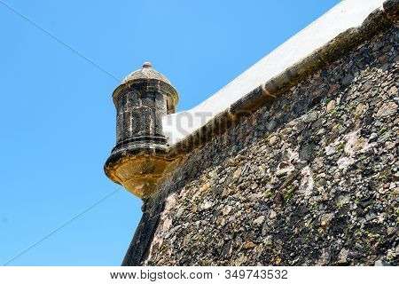 Farol Da Barra, Barra Lighthouse, In Salvador, Bahia, Brazil. The Historic Architecture Of Salvador 