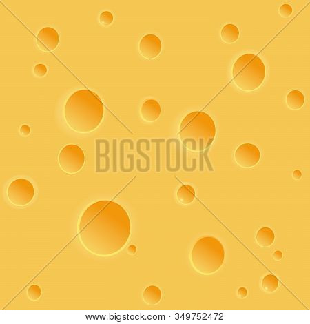 Cheese Seamless Pattern. Background With Food. Eps10