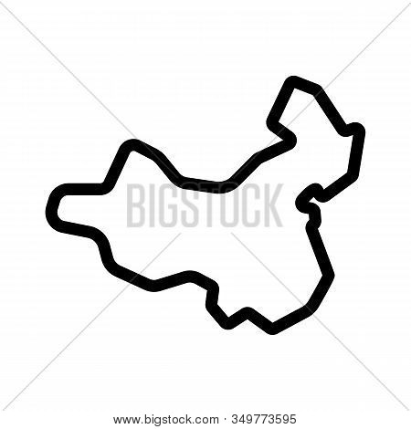 Silk China Icon Vector. Thin Line Sign. Isolated Contour Symbol Illustration