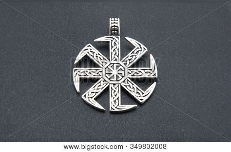 Swastika. Slavic Or Scandinavian Amulet 