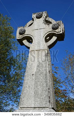 Big Celtic Cross In German Military Cemetery Glencree