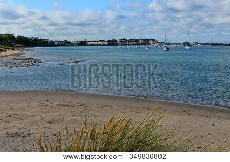 Landscape Malahide Beach City View Dublin Ireland