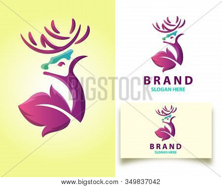 Deer Logo Design Vector Template Design Vector