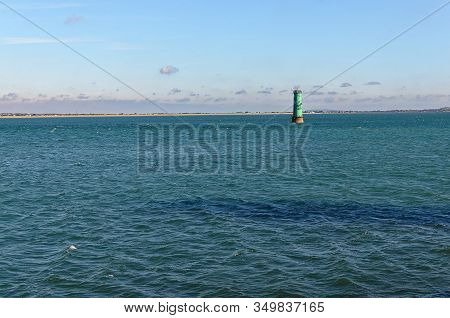 Seascape From Poolbeg Lighthouse Dublin Port