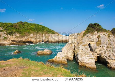 The Black Sea Coast At Kilimli Bay, Near Agva, Sile, In North West Turkey