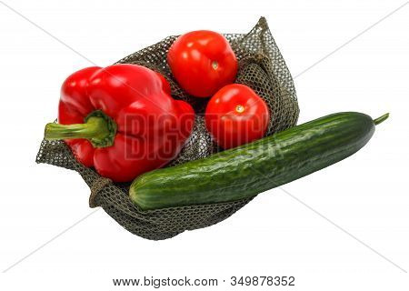 Reusable Mesh Product Bag, Biodegradable Washable Eco-friendly, See Through Lightweight, Net-zero Bu