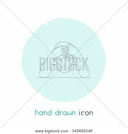 Decline Icon Line Element. Vector Illustration Of Decline Icon Line Isolated On Clean Background For