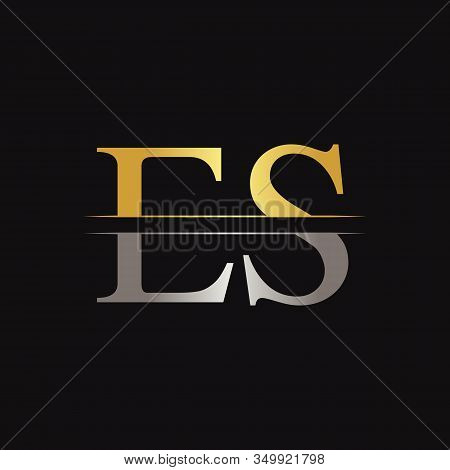 Initial Es Letter Linked Logo Business Vector Template. Creative Letter Es Logo Design