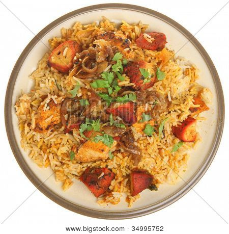 แกงไก่อินเดียทิ๊กคา biriyani