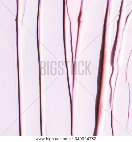 Pink Cosmetic Texture Background, Make-up And Skincare Cosmetics Product, Cream, Lipstick, Moisturiz
