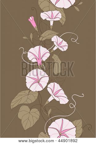 Convolvulus-nahtlose Muster