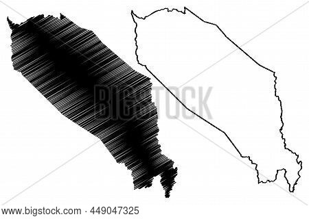 Planalto Municipality (bahia State, Municipalities Of Brazil, Federative Republic Of Brazil) Map Vec