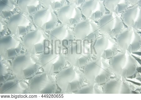 Air Bags For Packaging. Delivery From The Online Store In A Box Is Well-packed, Plastic Pillows, Pla