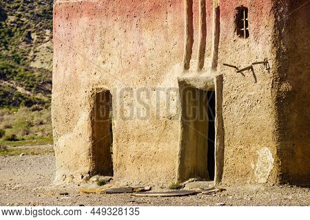 Movie Location, Film Village El Chorrillo In Sierra Alhamilla, Spain. Tourist Attraction, Place To V