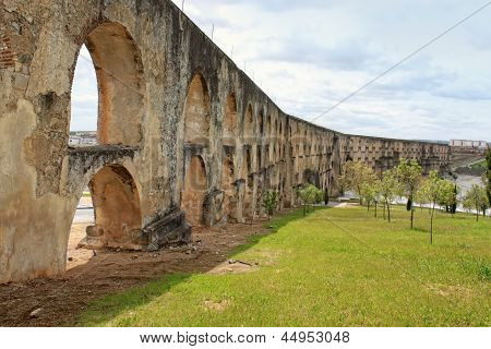 Aqueduto Da Amoreira, Elvas, Portogallo