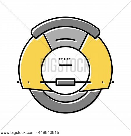Electrical Monowheel Color Icon Vector. Electrical Monowheel Sign. Isolated Symbol Illustration
