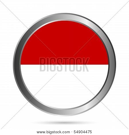 Monaco Flag Button.