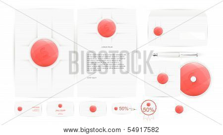 Corporate Identity Templates in Vector illustration