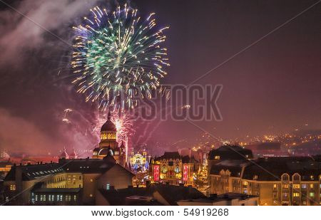 Fireworks In Cluj Napoca