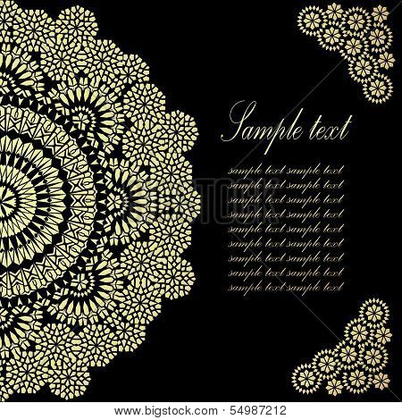 Vintage Background Traditional Ottoman motifs.