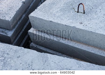 Stack Of Concrete Blocks