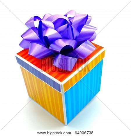 Colorful Striped  Gift