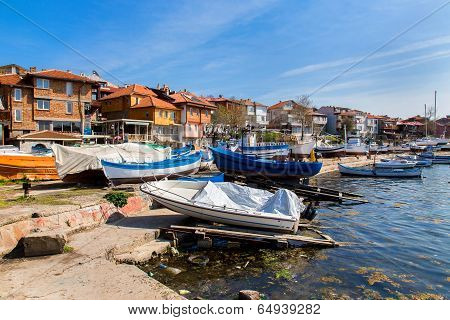 Boats On The Coast Of Sozopol
