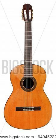 Spanish Classical Acoustic Guitar Isolated