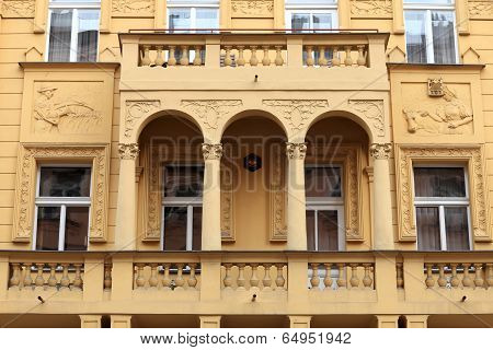 View Of Yellow Building