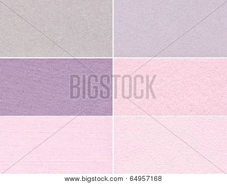 Set Of Gentle Textures.