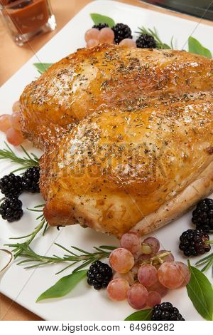 Roasted Turkey Breast - Rosemary-basil Rub
