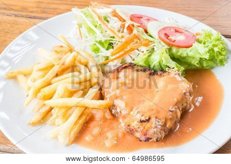 Set Of Grilled Chicken Steak