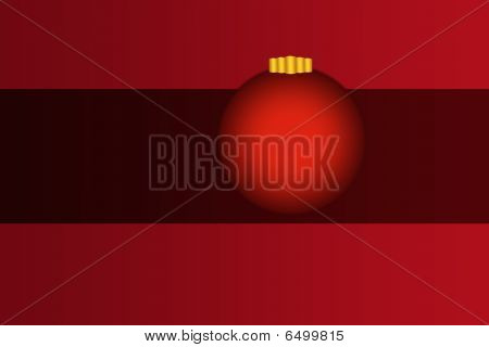 Christmas Holiday Zwiebel Ornament rot und schwarz Entwurfsvorlage 