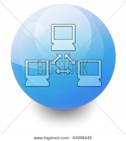 Icon, Button, Pictogram Network