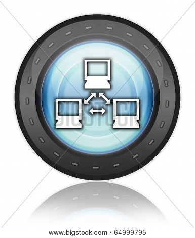 Icon, Button, Pictogram Network