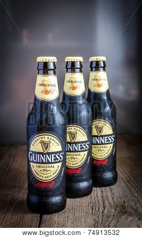 Bottles With Guinness Beer