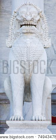 Lion in temple