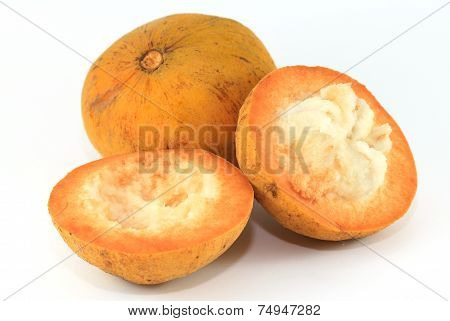 Santol fruit isolated
