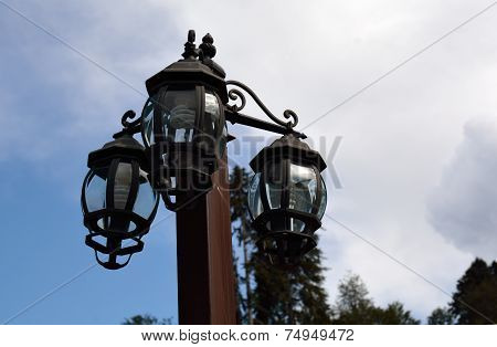 Retro Lanterns In Krasnaya Poliana