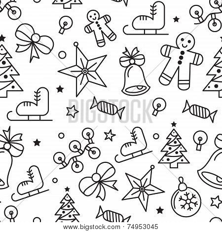 New Year And Christmas Vector Illustration