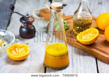 Orange Salad Dressing With Poppy Seed