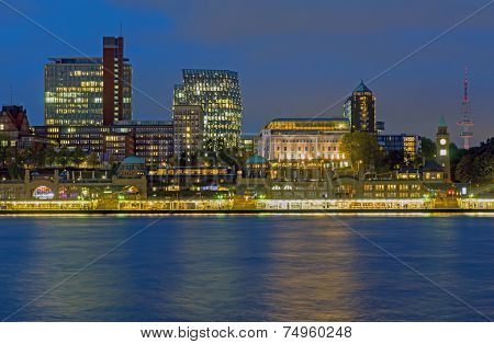 The Landungsbruecken in Hamburg