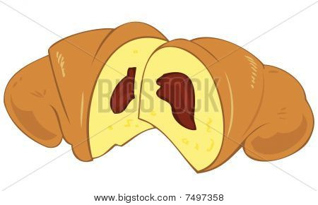 Chocolate croissant.
