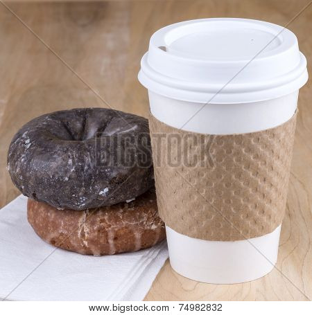 Donuts and coffee
