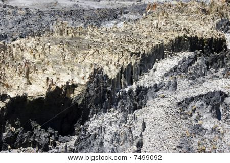 Berglandschappen van staat van Saravak. Borneo.