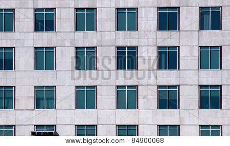 Windows of an office building, Gurgaon, Haryana, India