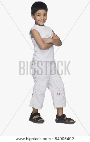 Portrait of a boy smiling