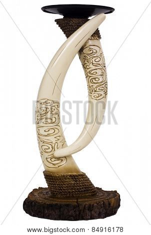 Close-up of showpiece made from ivory