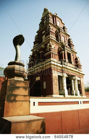Low angle view of a temple, Lakshmi Narayan Temple, New Delhi, India