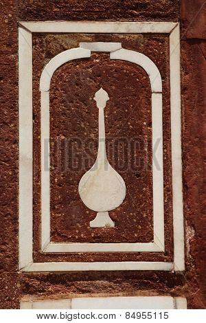 Architectural detail of a mausoleum, Itmad-ud-Daulah's Tomb, Agra, Uttar Pradesh, India